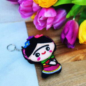 Frida Kahlo, Frida Gift, Frida Charms, Frida Tote Bag Charm Plush Bag Charm Stuffed Handbag Bag Decor, Gift Frida Lover, Tassel Bag Charm