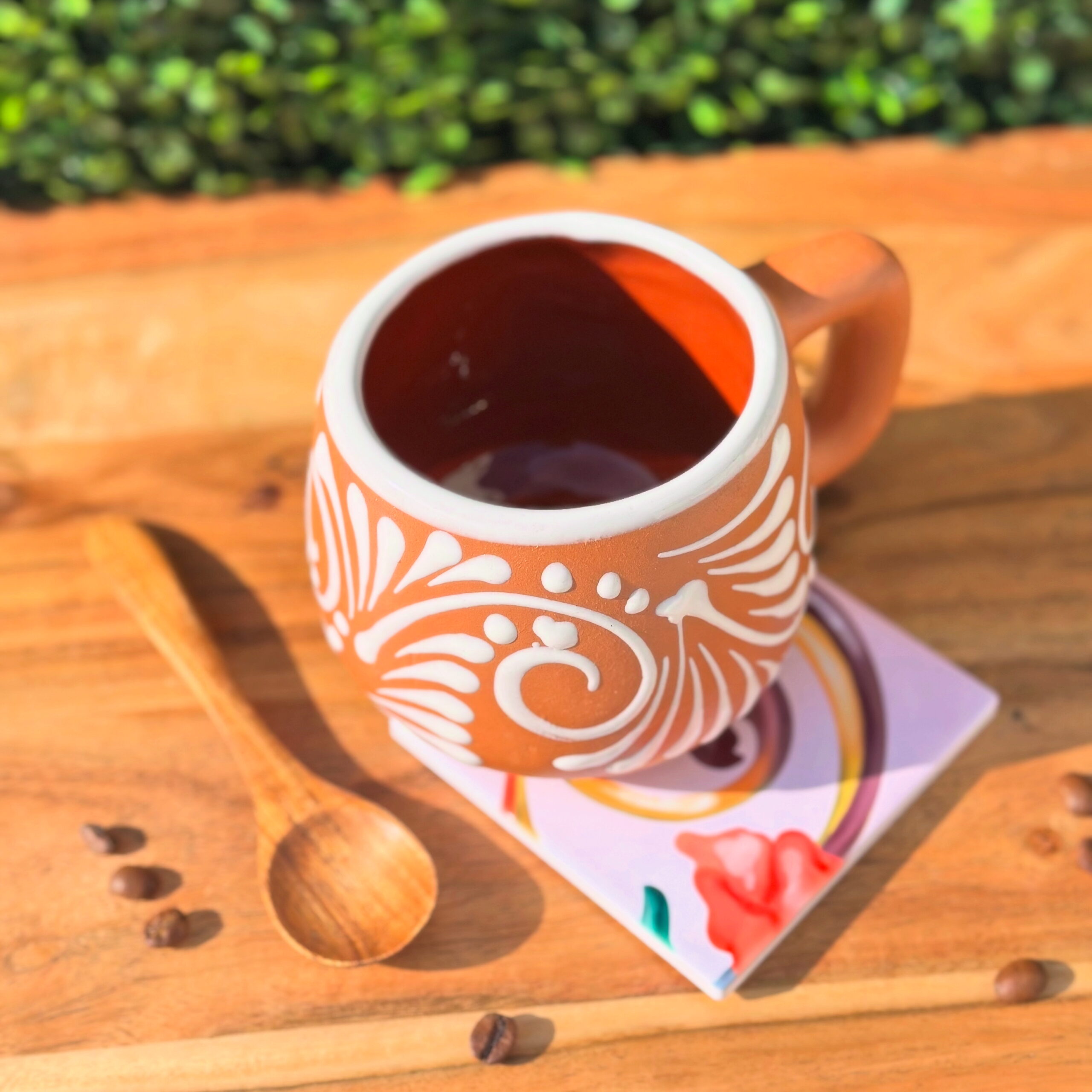 terracotta mug